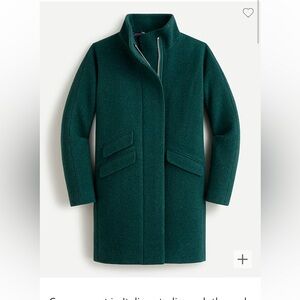 Cocoon coat in Italian stadium-cloth wool with Thinsulate®